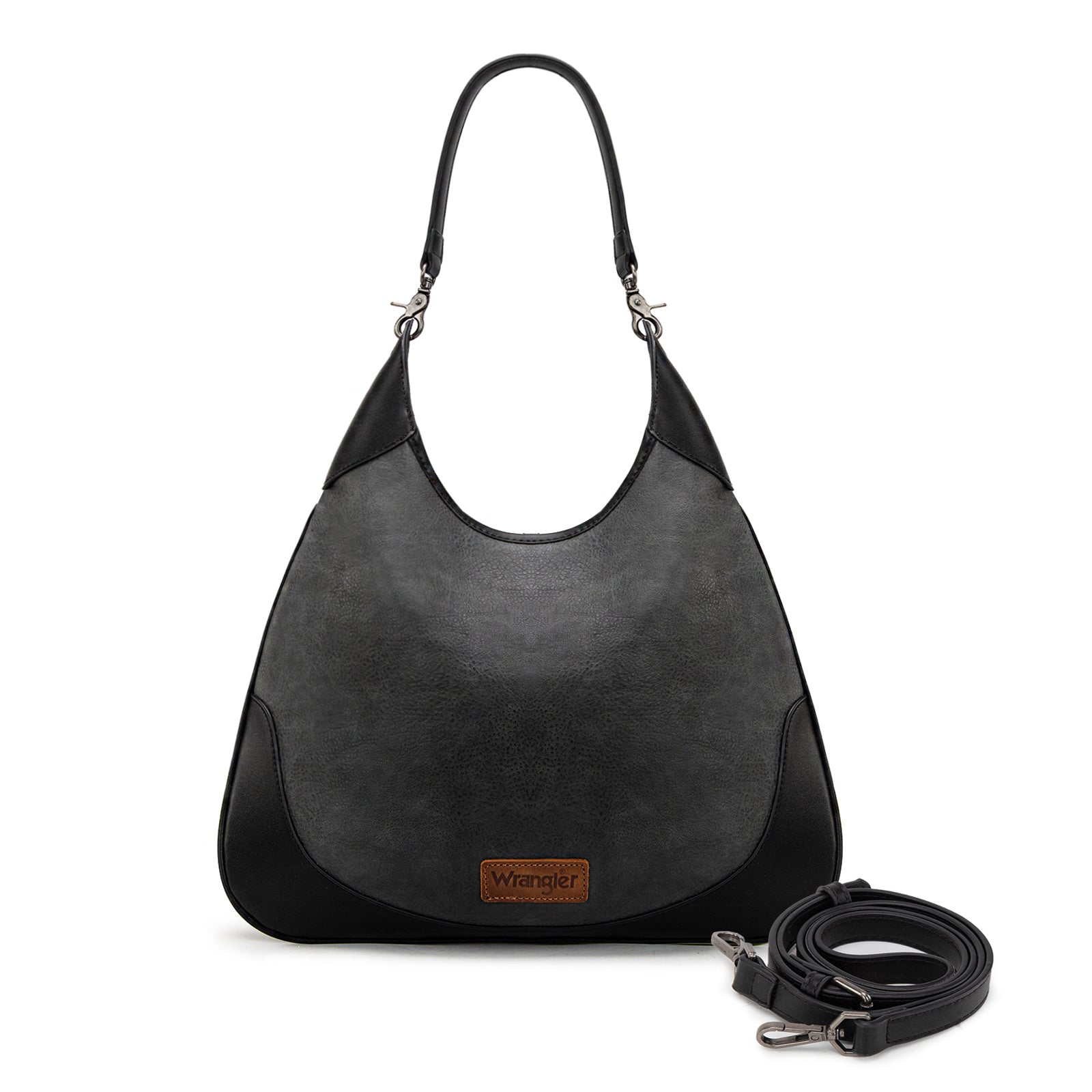WG242-918BK  Wrangler Hobo Bag/Crossbody Bag -Black