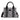 WG261-8866SBK Wrangler Aztec Print Braided Detail Tote Bag - Black