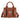 WG261-8866SBR Wrangler Aztec Print Braided Detail Tote Bag - Brown