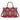 WG261G-8110BDY Wrangler Aztec Print Canvas Tote Bag - Burgundy