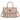 WG261G-8110TN Wrangler Aztec Print Canvas Tote Bag - Tan