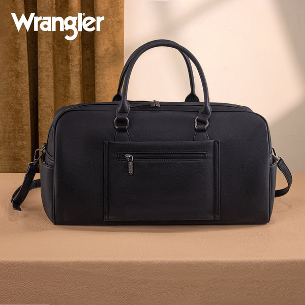 WG262-5110 Wrangler Whipstitch Collection Duffle Bag -Black