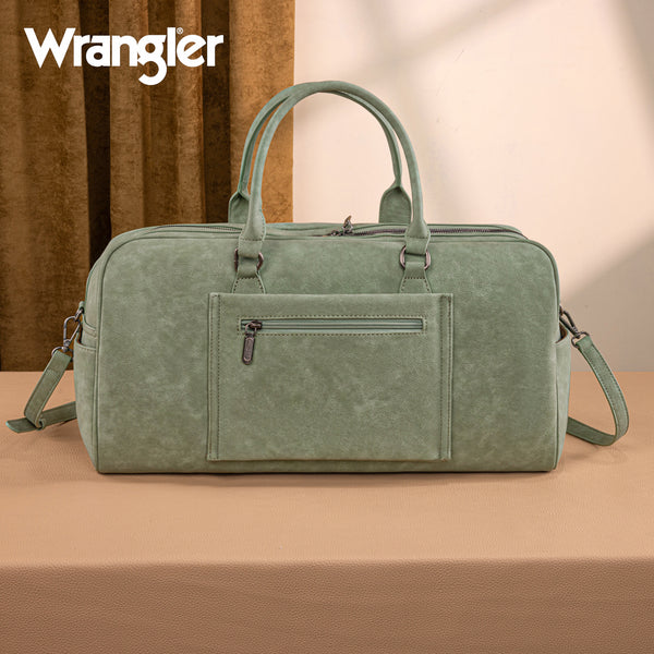 WG262-5110 Wrangler Whipstitch Collection Duffle Bag -Green