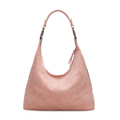 WG276-9182  Wrangler Floral Tooled Hobo Bag with Pouch-Dark Pink