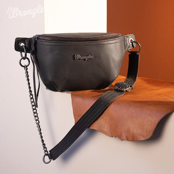 【PORTERNA】Regler pocket belt bag WG30-194 Wrangler Genuine Leather Belt Bag - Coffee