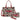WG302-8130WRD Wrangler Aztec Print Tote/Crossbody Wallet Set- Red