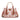 WG386-8120S Wrangler Cow Print Tote/Crossbody - Pink