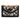 WG438-2365BK Wrangler Floral Print Chain Crossbody Bag - Black