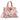 WG438-8120PK Wrangler Floral Print Braided Tote Bag - Pink