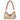 WG438-818BR Wrangler Floral Print Braided Hobo Bag - Brown