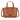 WG443-8015BR Wrangler Scroll Print Satchel Bag - Brown