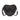 WG480-520BK Wrangler Heart Shaped Chevron Stitch Crossbody Bag - Black
