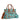 WG524-8120STQ Wrangler Western Print Cowgirl Tote Bag/Crossbody - Turquoise