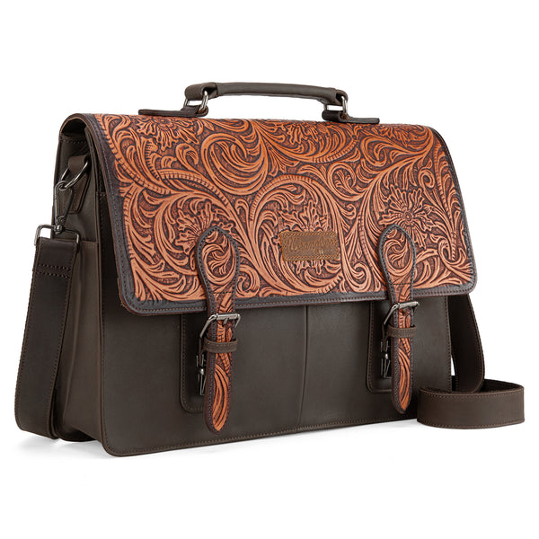 BRIFFING 【革】WILDERNESS LAPTOP CASE Leather Laptop Case With Zipper - Casemade USA