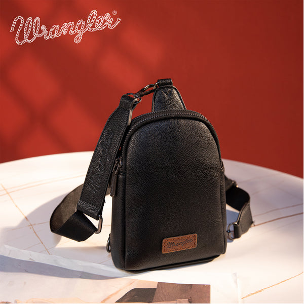 WG87-210 Wrangler Sling Bag/Crossbody/Chest Bag - Black 1