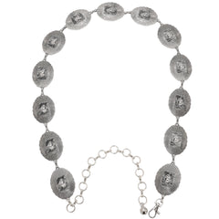 WGB-1008   Wrangler Horse Head Concho Chain Link Belt