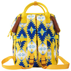 WG2204-9110   Wrangler Aztec Printed Callie Backpack/Diaper Bag-  Yellow