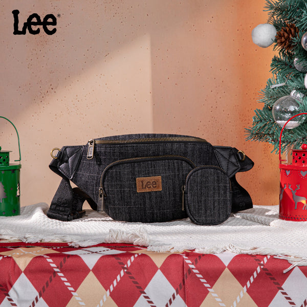 LEE58-004 LEE Denim Canvas Belt Bag With Mini Pouch – MONTANA WEST