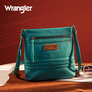 WG97G-9360 Wrangler Braided Concealed Carry Crossbody - Turquoise