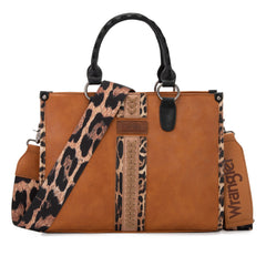 WG83G-8260  Wrangler Whipstitch Tote/Crossbody -Brown