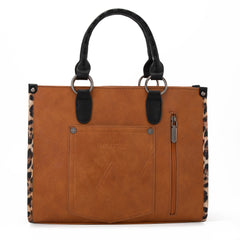WG83G-8260  Wrangler Whipstitch Tote/Crossbody -Brown
