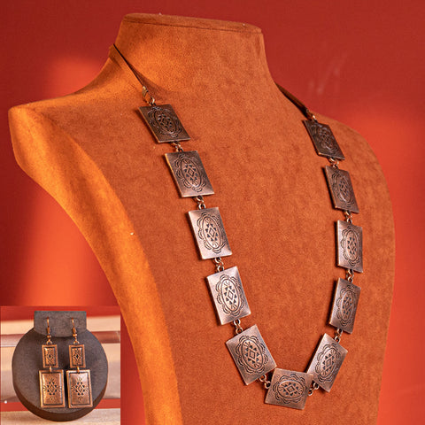 WNS-1021  Wrangler Jewelry Sets Bohemian Pendant Necklace Earrings