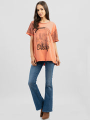 Delila Women Mineral Wash 'EVERYTHING WILL BE OKAY' Graphic Tee DL-T030 (Prepack 7 Pcs)