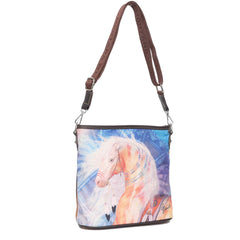 MW1023-8360 Montana West Horse Canvas Collection Crossbody