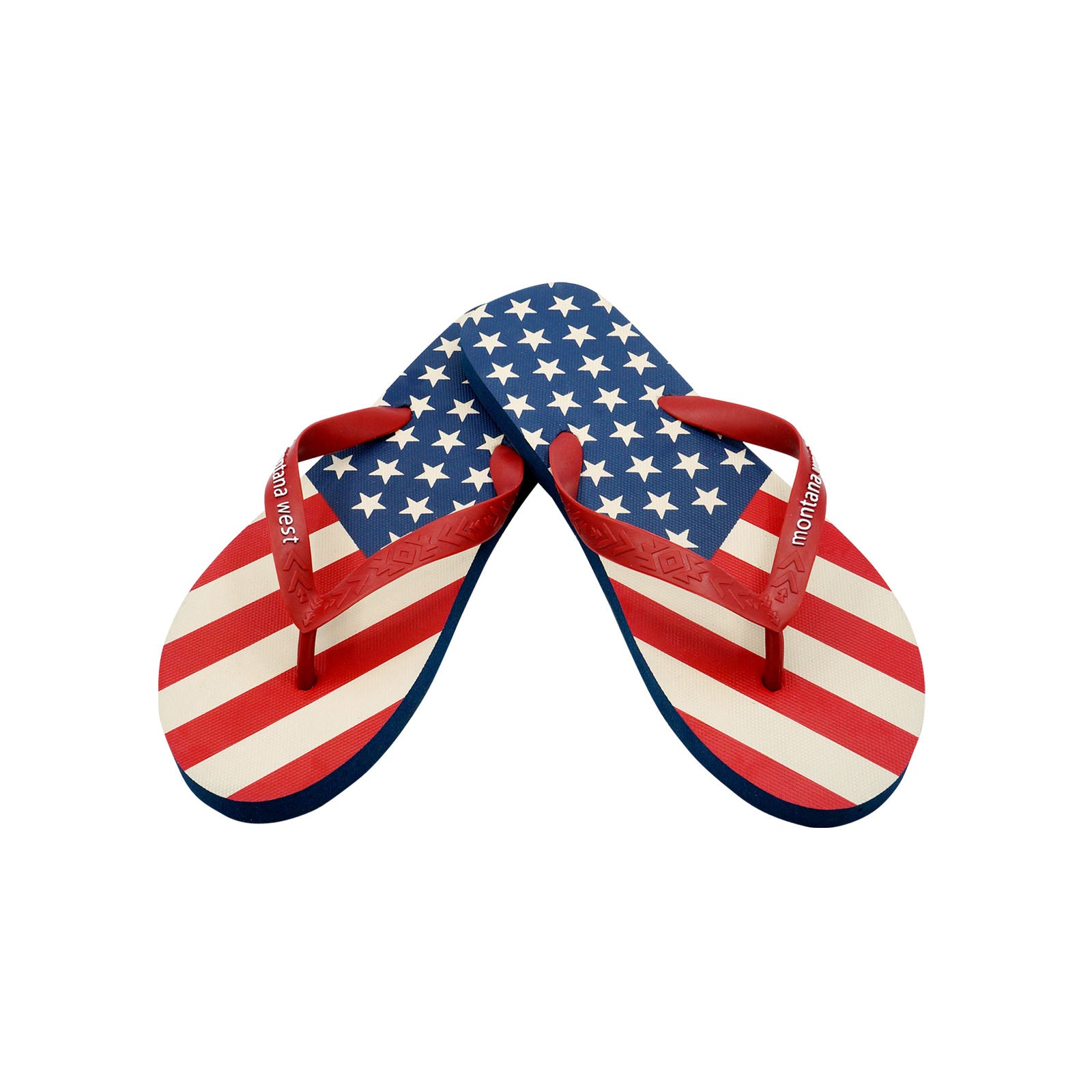 FF-2001 Montana West American Pride Collection Men's Thin Flip Flops BY CASE (24PCS)
