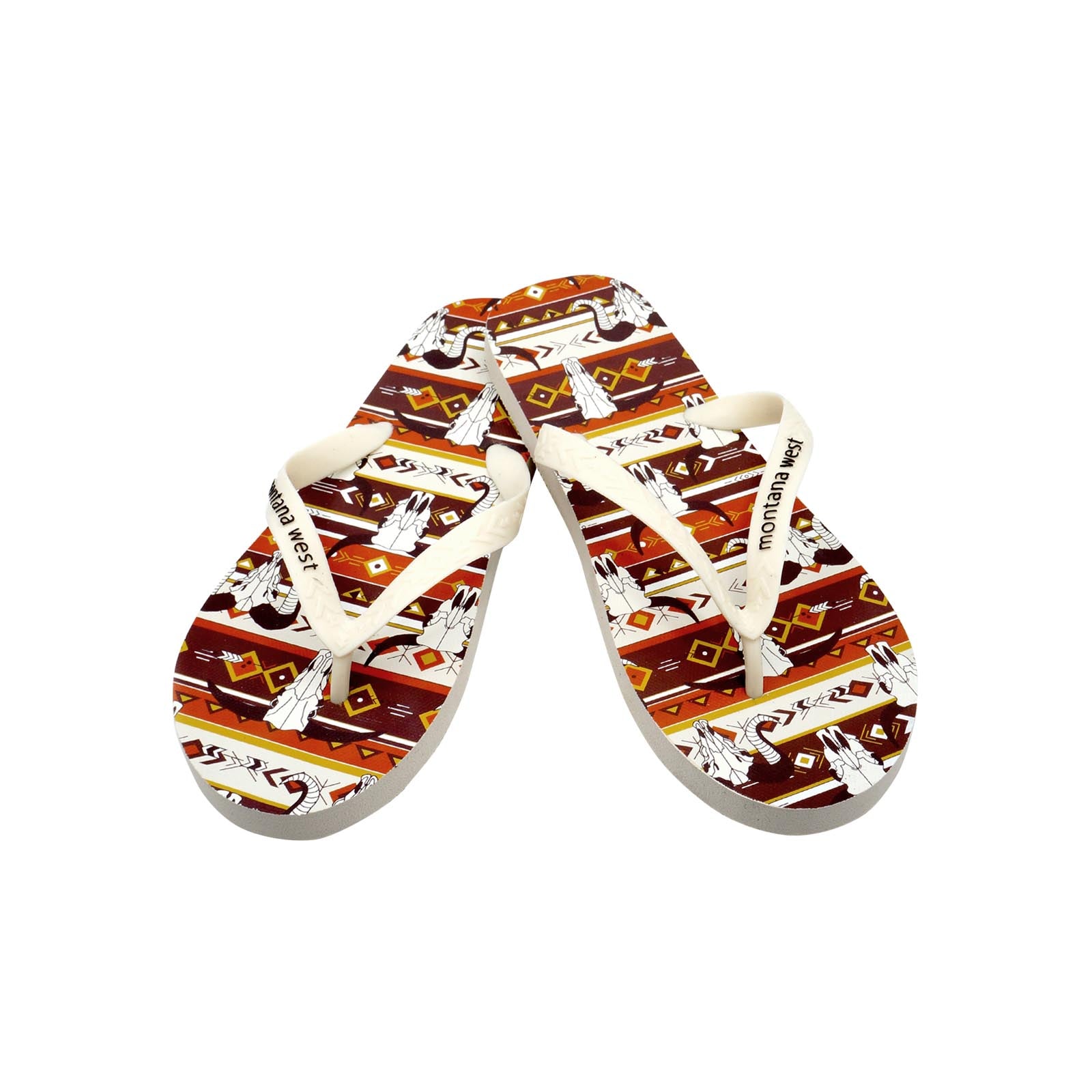 FF-2005 Montana West Steer Head Collection Men's Flip Flops BY CASE (24PCS)