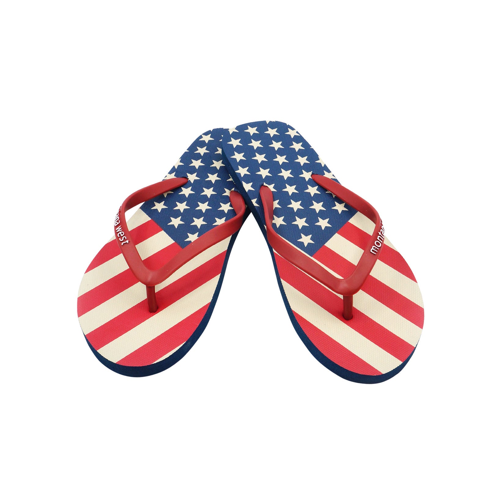 FF-8001 Montana West American Pride Collection Women's Thin Flip Flops BY CASE (24PCS)