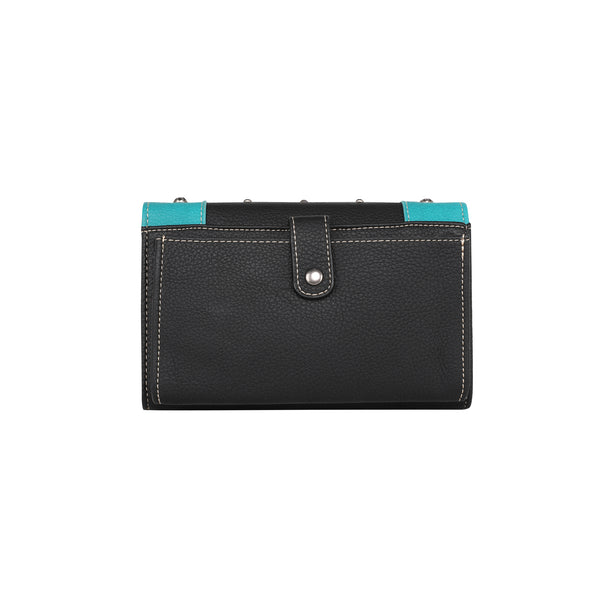 FIOAB03 American Bling Wallet/Crossbody PrePack Assorted Color (24PC