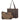 WG30-8317 Wrangler Full Distressed Leather Concealed Carry Tote with detachable crossbody bag
