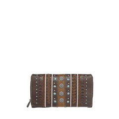 MW1091-W010 Montana West Studs Collection Wallet