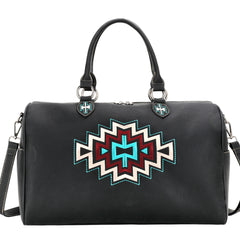 MW1125-5110 Montana West Aztec Collection Weekender Bag