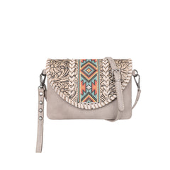MW1142-181 Montana West Tooled Collection Crossbody/Wristlet