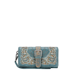 MW1143-W018 Montana West Cut-Out/Buckle Collection Wallet