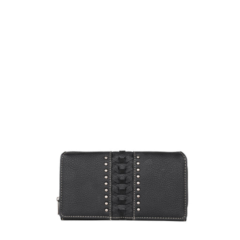 MW1155-W010 Montana West Whipstitch Collection Wallet