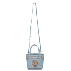 MW1199-923 Montana West Concho Collection Small Tote/Crossbody