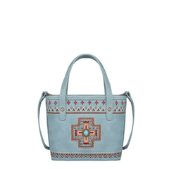 MW1199-923 Montana West Concho Collection Small Tote/Crossbody
