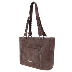 TR119G-8317 Trinity Ranch Hair-On Leather Collection Concealed Carry Tote