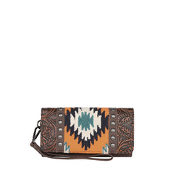 TR153-W002 Trinity Ranch Floral Tooled Collection Wallet