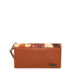 WG34-W039 Wrangler Hair-on Cowhide Collection Wallet (Wrangler by Montana West)