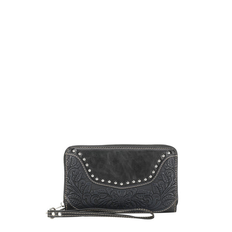 WRL-W003 Montana West Tooling Collection Wallet/Wristlet