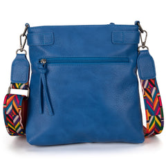 MWC-100ABL  Montana West Multi Pockets Crossbody Bag - Blue