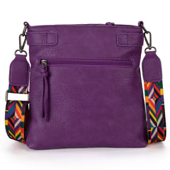MWC-100APP   Montana West Multi Pockets Crossbody Bag - Purple