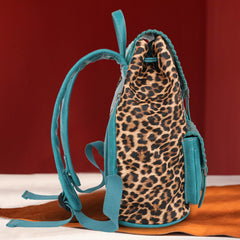 MW1173-9110 Montana West Tooled Collection Backpack - Turquoise