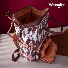 Wrangler Allover Aztec Dual Sided Backpack - Montana West World