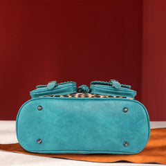 MW1173-9110 Montana West Tooled Collection Backpack - Turquoise
