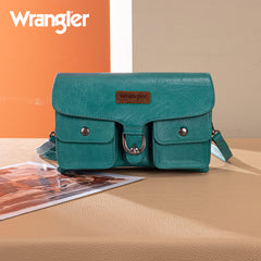 WG320-209  Wrangler Vintage-Inspired Crossbody Bag -Turquoise